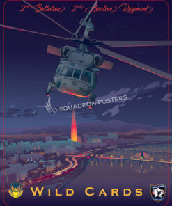 Korea UH-60 2nd Battalion 2nd Aviation Regiment Art by - Squadron Posters!