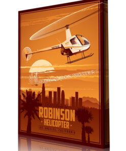 Robinson Helicopter Company L.A. SP00739 aircraft-prints-posters-vintage-art