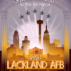 Lackland AFB vintage poster
