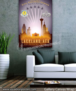 Lackland_-_AF_Civil_Engineering_Center_SP01343-squadron-posters-vintage-canvas-wrap-aviation-prints