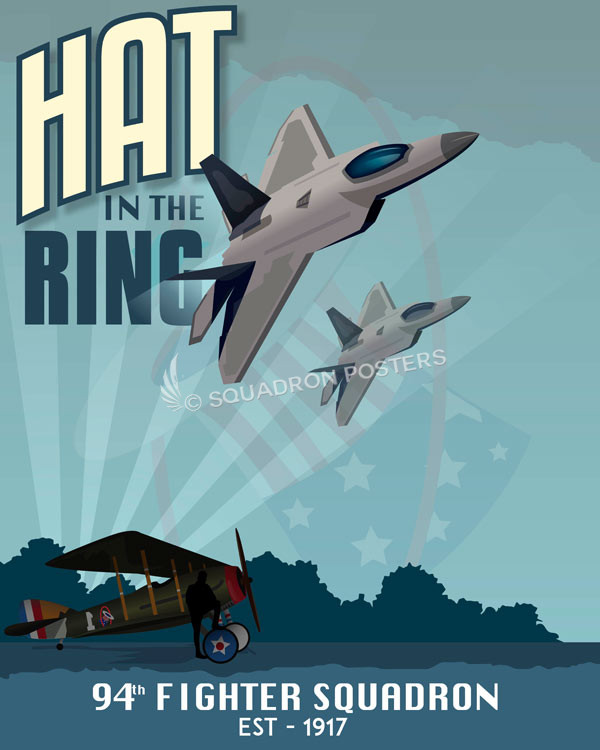 Langley AFB F-22 94th fighter squadron