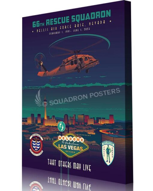 Las Vegas 66th RQS - Squadron Posters
