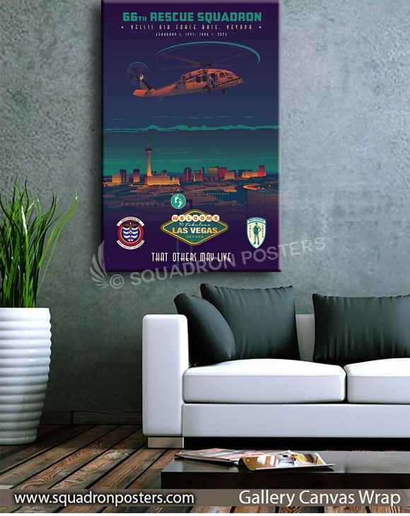 Las Vegas 66th RQS - Squadron Posters