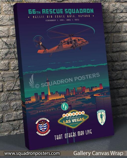 Las Vegas 66th RQS - Squadron Posters