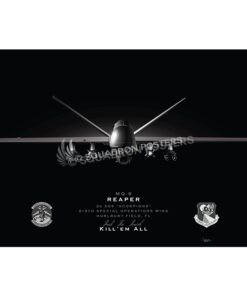MQ-9 2 SOS Jet Black Lithograph