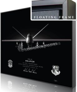 Las Vegas MQ-9 2d SOS SP01466-featured-canvas-framed-aircraft-lithograph