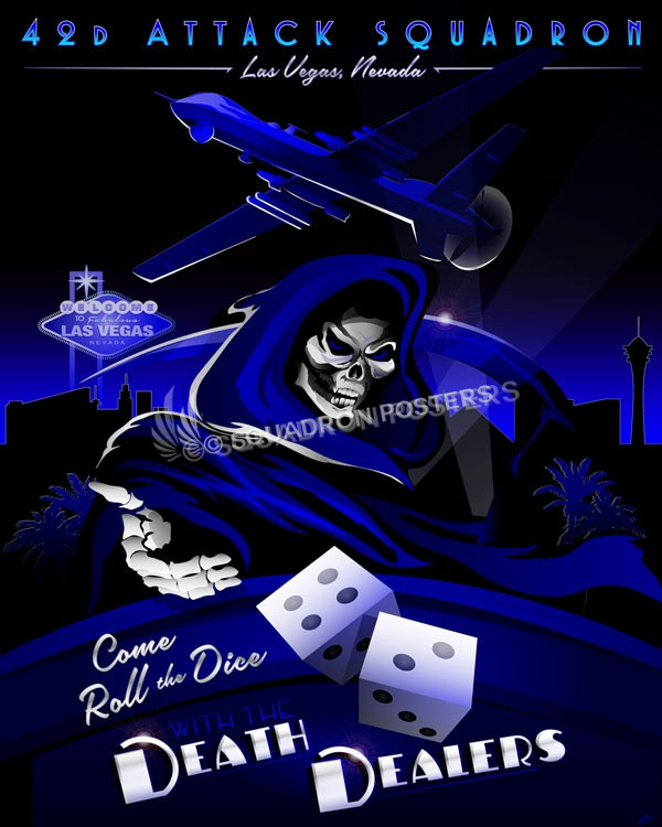 42d Attack Squadron MQ-9 Las_Vegas_Creech_AFB_MQ-9_42d_ATKS_R1_SP01398-featured-aircraft-lithograph-vintage-airplane-poster-art