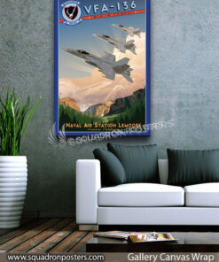 Lemoore_CA_VFA136_FA18_Knighthawks_R1_SP01312-squadron-posters-vintage-canvas-wrap-aviation-prints