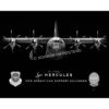Little Rock AFB 19th OSS Jet Black Lithograph Little Rock AFB 19th OSS Jet Black Lithograph