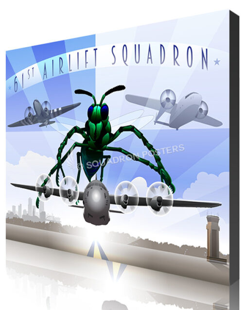 Little Rock AFB 61st AS Lithograph Squadron Posters