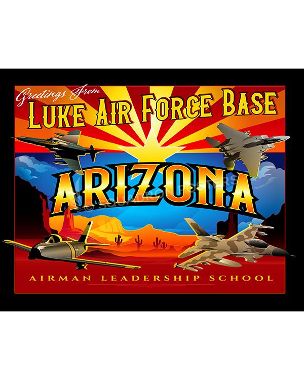 Luke AFB F-16 F-15 F-4 F-86 ALS 20x16 FINAL Sam Beaty SPN502135M - CopyFEAT-jet-black-aircraft-lithograph