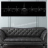 MC-130J Jet Black Super Wide Canvas Print MC-130J Jet Black Super Wide Canvas Print
