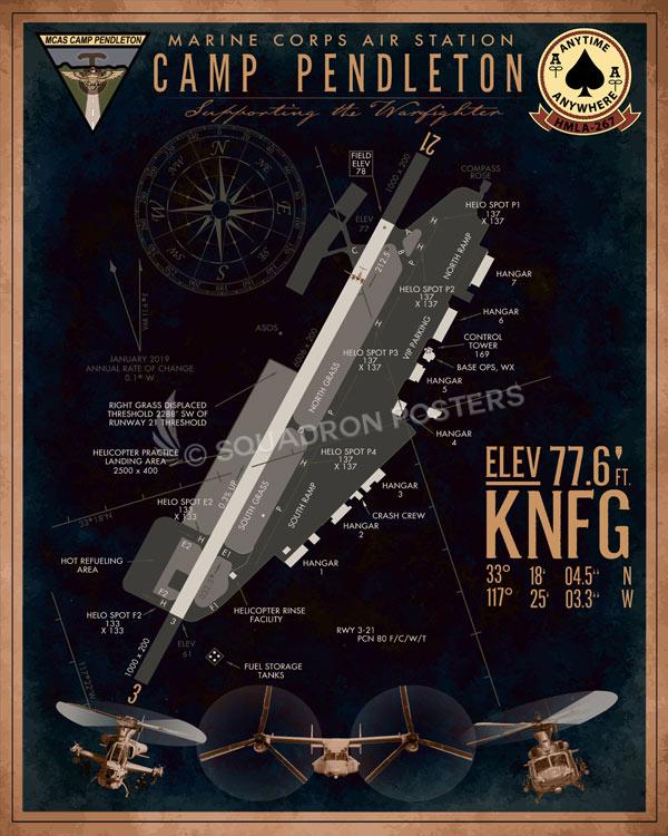 MCAS Camp Pendleton KNFG HMLA-267 Airfield Art