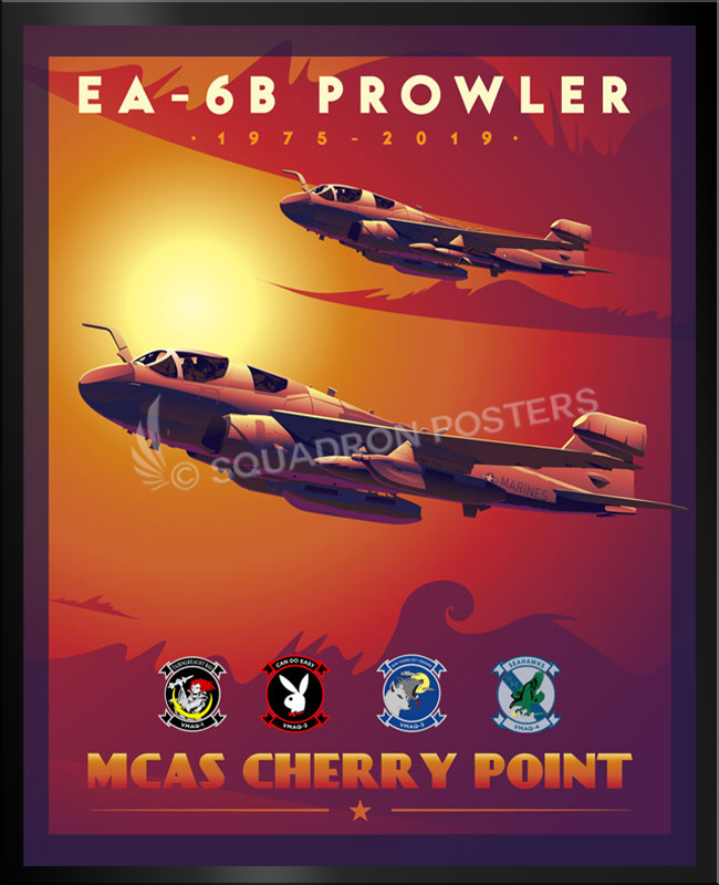 MCAS Cherry Point EA6B Prowler Squadron Posters