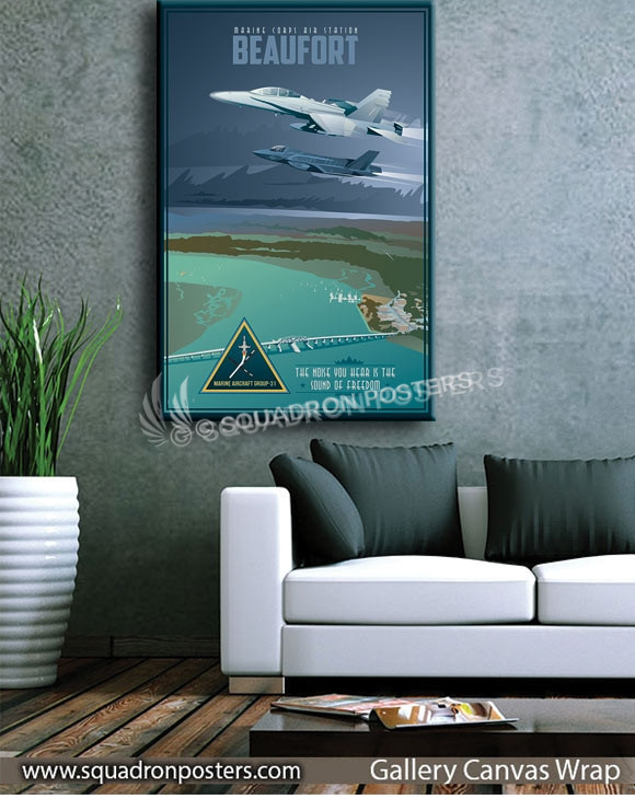 MCAS_Beaufort_FA-18_F-35_MAG-31_SP00988-squadron-posters-vintage-canvas-wrap-aviation-prints