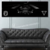CH-53E HMH-464 Jet Black Super Wide Canvas Print CH-53E HMH-464 Jet Black Super Wide Canvas Print