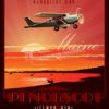 Maine_Cessna_Penobscot_Island_Air_SP00749_featured-aircraft-lithograph-vintage-airplane-poster-art
