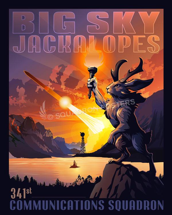 Malmstrom AFB 341st CS Art by Squadron Posters!