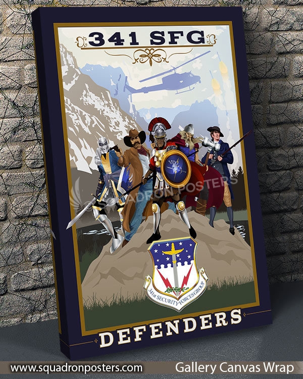 Malmstrom AFB 341 SFG DEFENDERS Squadron Posters