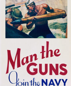 Man The Guns Navy Historic Art