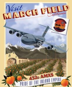 March Field C17 452 AMXS V2 16x20 SP00516-vintage-military-aviation-travel-poster-art-print-gift