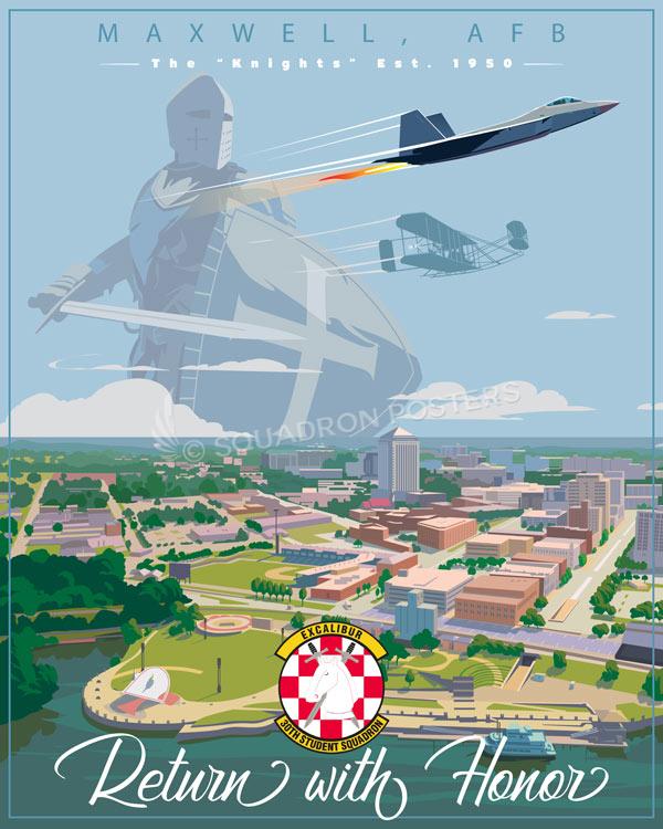 Maxwell-AFB-F-22-Wright-Flyer-30th-Student-Squadron-featured-aircraft-lithograph-vintage-airplane-poster.jpg
