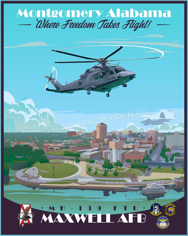 Maxwell AFB 908th FTU Art by Squadron Posters!