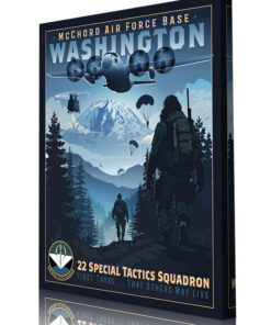 McChord AFB C-130 CH-47 22 STS Art