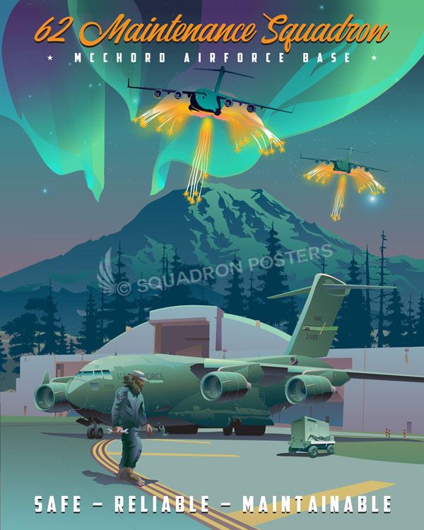 McChord AFB 62d MXS Art