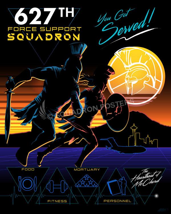 McChord Field JBLM 627th FSS Art