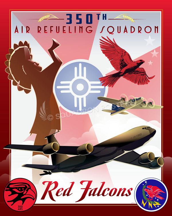 McConnell AFB 350th ARS Art by - Squadron Posters!