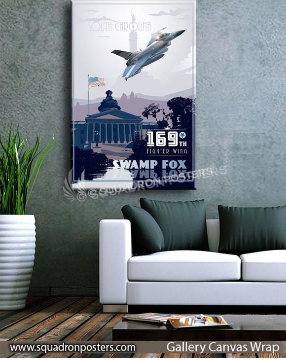McEntire-Joint-National-Guard-Base_F-16_169th_FW_v2-SP01240-squadron-posters-vintage-canvas-wrap-aviation-prints