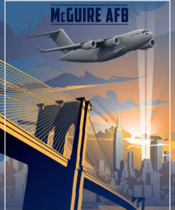 McGuire AFB C-17 Art by Squadron Posters!