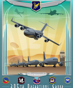McGuire AFB 305th OG 911th ARS poster art