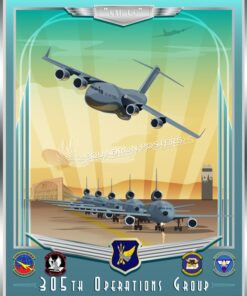 JB McGuire 305th Operations Group art by - Squadron Posters!