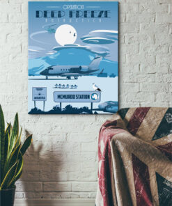 McMurdo Station Antarctica Phoenix Airfield CL-601 canvas art sp02069