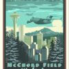 McChord Field Washington C-17 Art by - Squadron Posters!