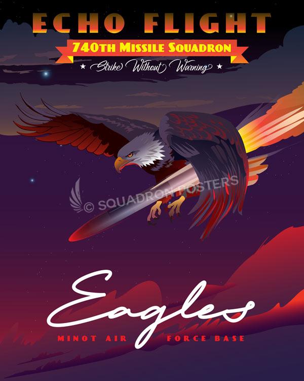 Minot AFB 740th MS Echo Flight Art