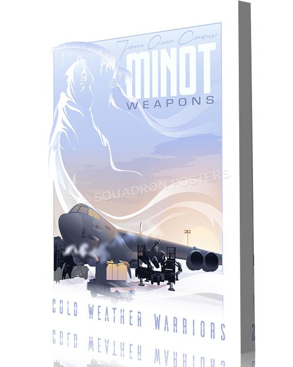 minot afb art featuring the b52