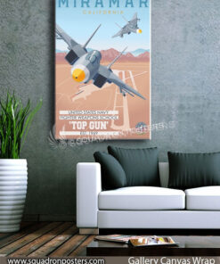 Miramar F-14 TOPGUN SP00743 squadron-posters-vintage-canvas-wrap-aviation-prints