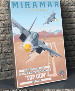 Miramar F-14 TOPGUN SP00743 vintage-travel-poster-aviation-squadron-print-poster