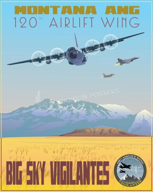 Montana ANG 120th AW - Squadron Posters