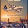 Morón Air Base - Spain, VMGR-252 Moron_AB_KC-130J_VMGR-252_SP00753-featured-aircraft-lithograph-vintage-airplane-poster-art
