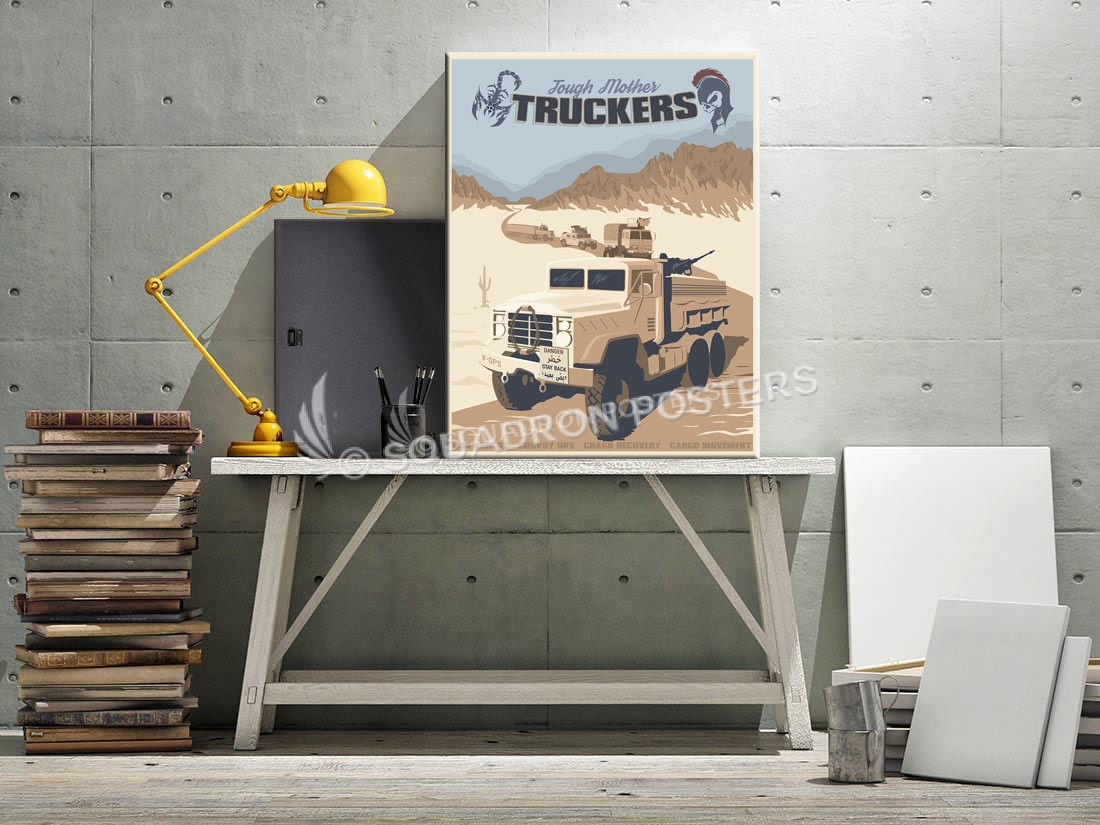 Mother Truckers SP00658 canvas-vintage-retro-print