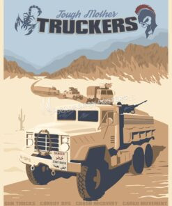 Davis-Monthan AFB 355th LRS Vehicle Ops Mother Truckers SP00658 feature-vintage-print