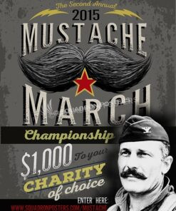 Mustache 2015 SP00629-vintage-military-aviation-travel-poster-art-print-gift