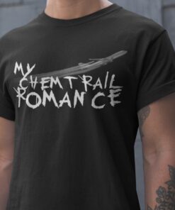 My Chemtrail Romance Black Tee by - Squadron Posters!