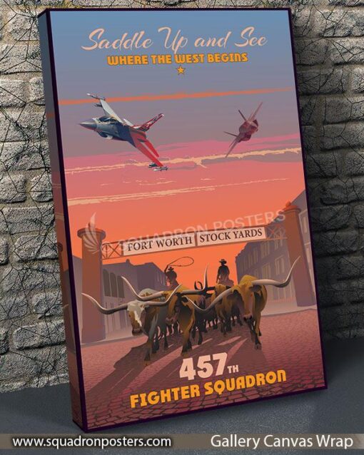 NAS Fort Worth JRB 457th FS - Squadron Posters