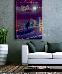NAS Jacksonville VP-16 canvas poster wall art by Squadron Posters