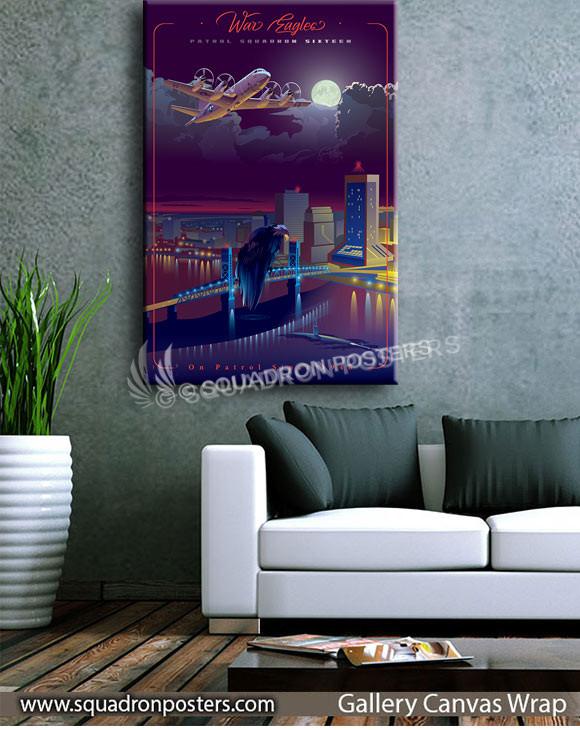 NAS Jacksonville VP-16 canvas poster wall art by Squadron Posters